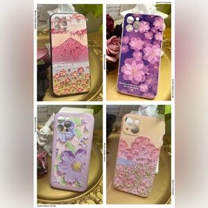 Clearance.4 items.iPhone 12/12pro/12promax/13/13PRO/13PROMAX flowers case